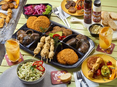 Vegetarisch Barbecue arrangement 